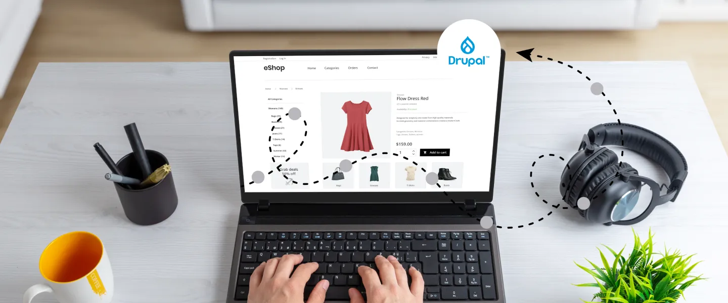 7 Reasons Why Should You Choose Drupal for eCommerce Website - Banner